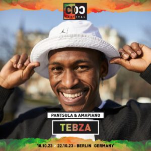 Tebza (Amapiano) <br>Sun, 22.10., 15:00